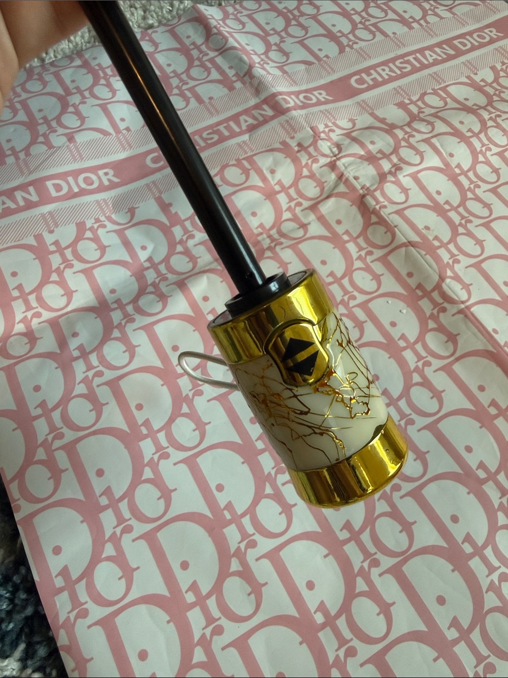 Coach Graffiti Print Folding Umbrella new in box No tags - Picture 6 of 6